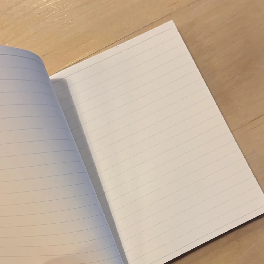SMALLER JOURNAL REFILL BOUND PAPER FOR RUSTICO BLACK LEATHER JOURNAL